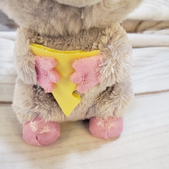 TY Beanie Boos Squeaker Mouse Plush Stuffed Toy 2015 Pink Glitter 6 Inch - Picture 3 of 7